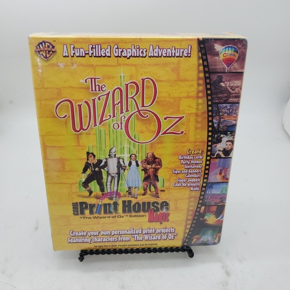 Corel Print House Magic The Wizard of Oz Edidion CD Rom New‎ Sealed